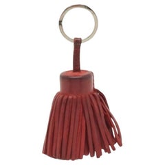 Portachiavi Carmen in pelle d'agnello rubino di Hermes
