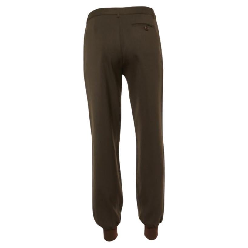 Moschino Cheap and Chic Joggers in lana marrone M. in vendita