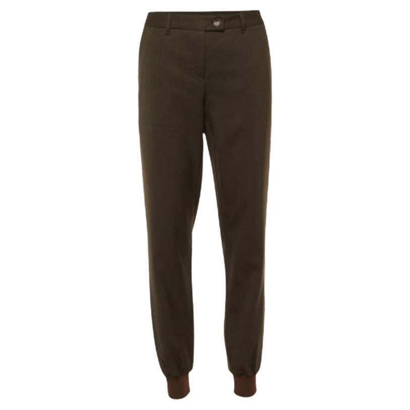 Moschino Cheap and Chic Joggers in lana marrone M. in vendita