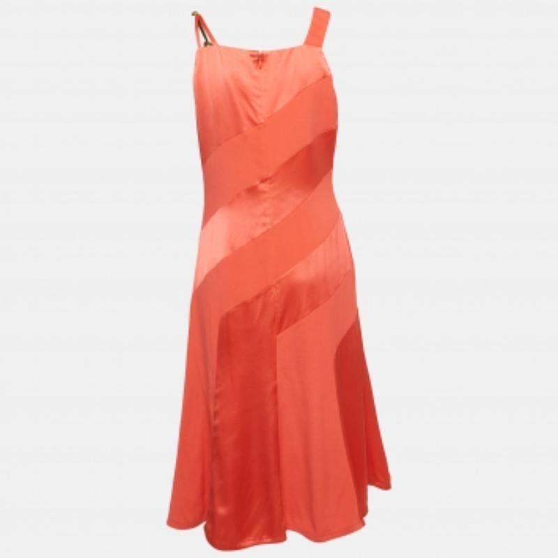 Class by Roberto Cavalli - Vestito midi con pannelli in crepe e raso impreziositi da serpenti - L.L.A. in vendita 1