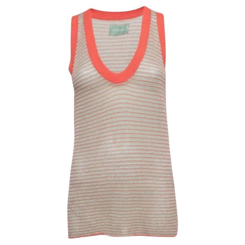 Zadig & Voltaire Canotta in maglia lurex multicolore S in vendita