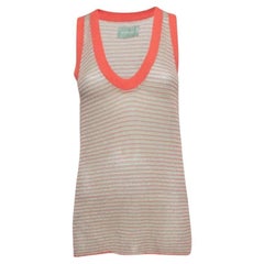 Zadig & Voltaire Canotta in maglia lurex multicolore S