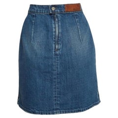 Zadig & Voltaire Mini gonna Juny Bleu in denim blu M.