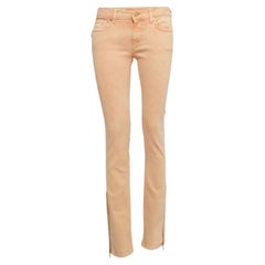 Zadig & Voltaire Jeans Eva Snow in denim lavato arancione chiaro, vita 27".