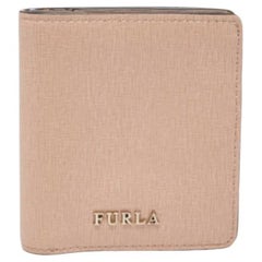 Portafoglio Furla Logo in pelle rosa chiaro