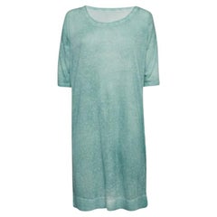 Zadig & Voltaire Mini abito in maglia di pizzo overdye verde menta S