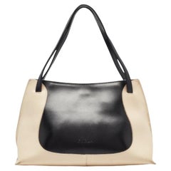 Borsa Furla in pelle nera/crema