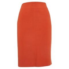 Diane von Furstenberg - Gonna a tubino Esme in maglia arancione M.