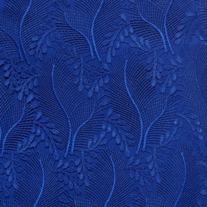 Donna Diane von Furstenberg Gonna a tubino sartoriale con sovrapposizione di pizzo blu S in vendita