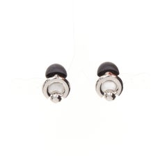 BALENCIAGA Demna 2024 Berlin Ball Ear Jewls tone brass earplug earrings Pair