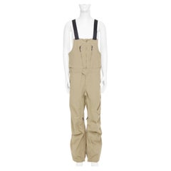 BURTON AK Freebird GORE-TEX 3L Stretch beige nylon snowboard bib pants L
