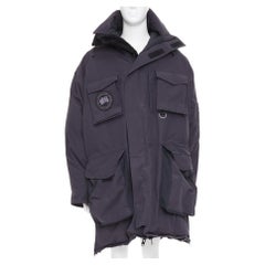 VETEMENTS CANADA GOOSE 2017 runway oversized Snow Mantra utility parka jacket OS