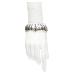PHILLIPE AUDIBERT – Elastisches Armband mit Manschette und antikem silbernem Logo-Schild