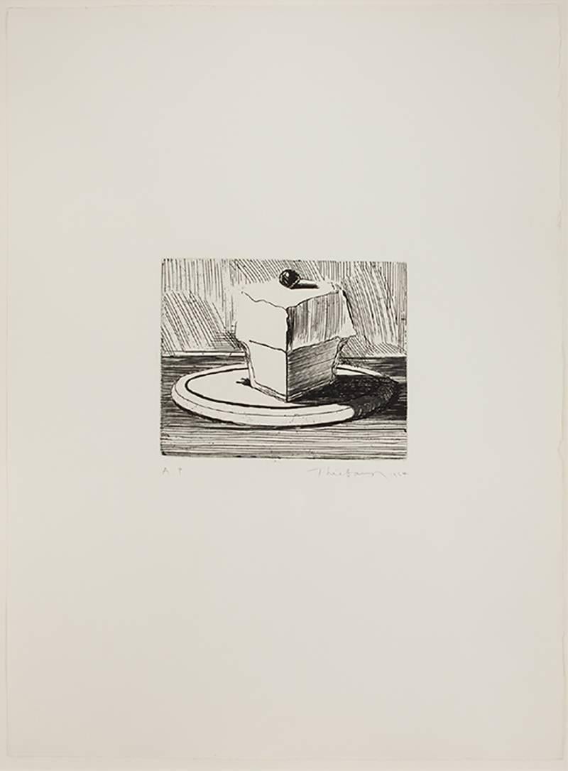 Wayne Thiebaud Still-Life Print - Lemon Meringue