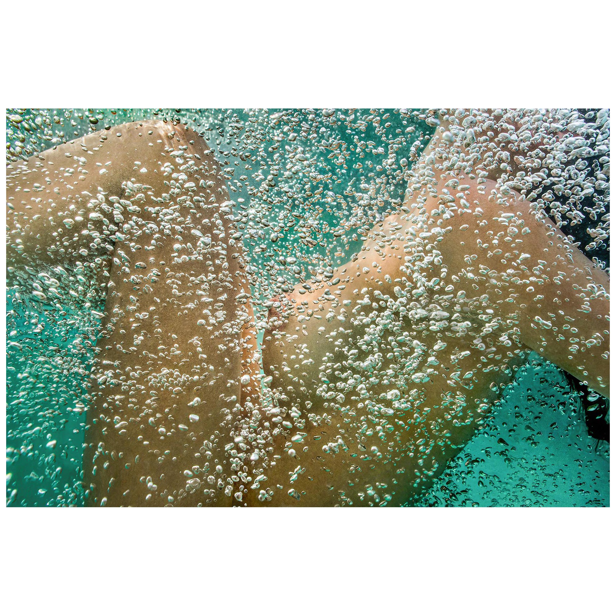 Alex Sher Nude Photograph - Champagne - underwater nude photograph - archival pigment 23x35"