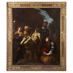 Da Annibale Carracci Deposizione di Cristo Opera Barocca Italiana 1650 circa