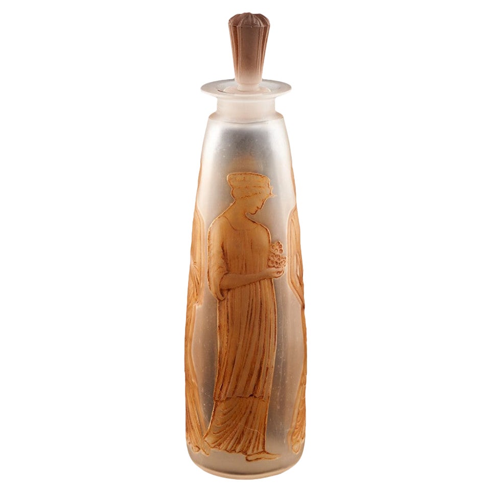 Rene Lalique Perfume Bottle - Ambre for Coty Designed 1910