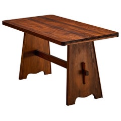 Scandinavian Rustic Dining Table in Pine 