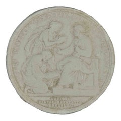 Molde de escayola para moneda de Aurelio Mistruzzi, década de 1940