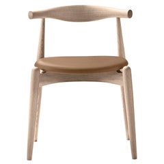 CH20 Elbow Chair in Oak Soap Finish with Thor 325 Tan Leather Seat *QUICKSHIP*