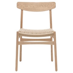 CH23 Chair in Oak White Oil Finish with Natural Papercord *Quickship*