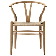 CH24 Wishbone Chair in Oak Oil Finish with Natural Papercord *Quickship*