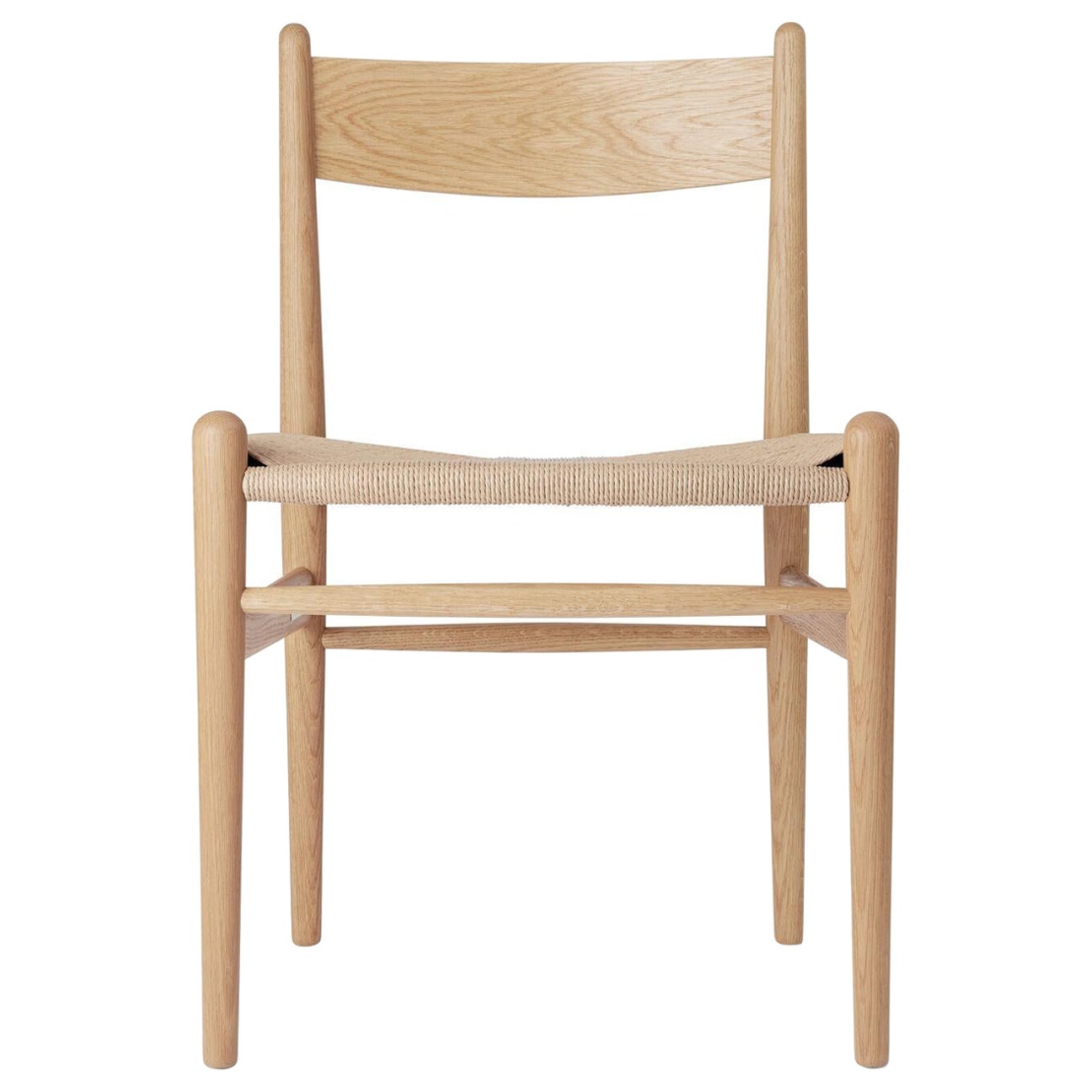 CH36 Dining Chair in Oak Oil Finish with Natural Papercord For Sale
