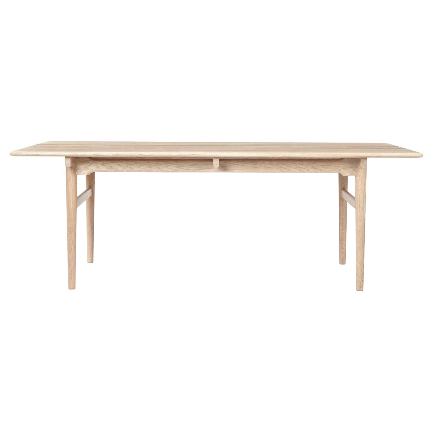 CH327 Dining Table in Oak White Oil Finish *Quickship* For Sale