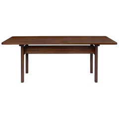 BM0698 Asserbo Dining Table in Dark Oil Stained Eucalyptus Wood *Quickship*