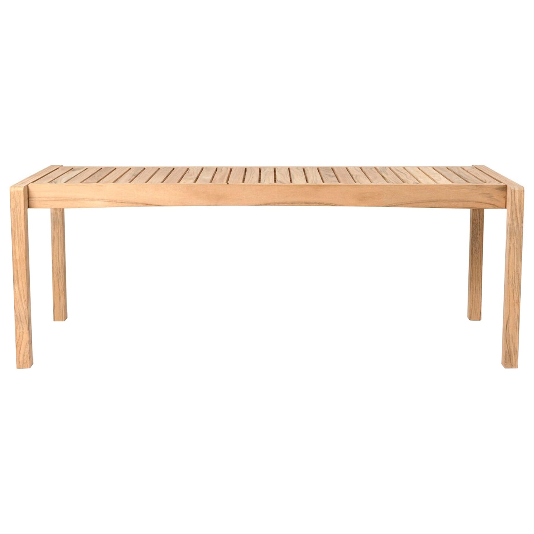 AH912 Outdoor Bench in Untreated Teak *Quickship*