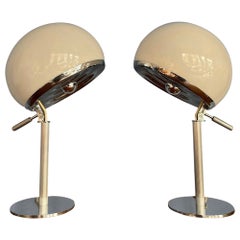 Used Pair of "Bino" table lamps, edited by Candle, Italy 1968