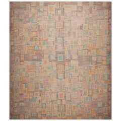 Collection Nazmiyal mi-siècle moderne géométrique moderne tapis de 13'7" x 16'1"