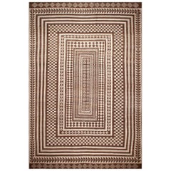 Collection Nazmiyal, design géométrique tribal et moderne, tapis surdimensionné de 15' x 23'