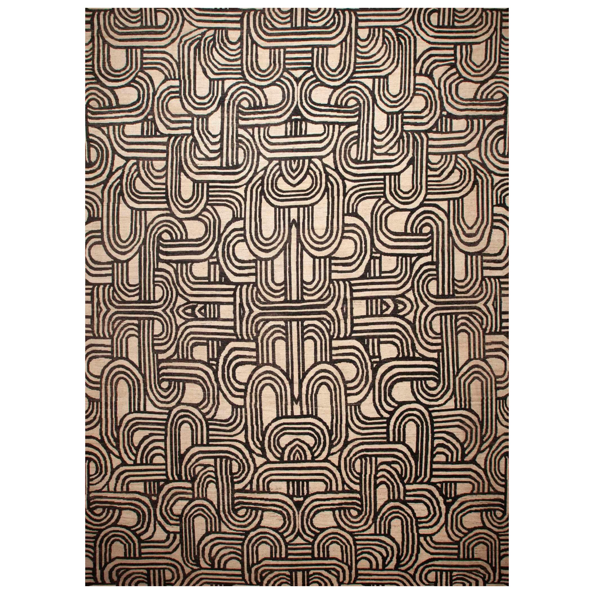 Nazmiyal Collection Oversized Hollywood Regency Style Modern Rug 16'5" x 22'6" For Sale