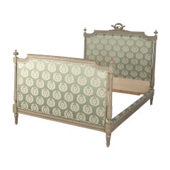 Französisches Bett im Louis-XVI-Stil des 19. Jahrhunderts
