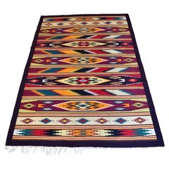 Large Antique Rio Grande Blanket