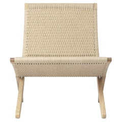 MG501 Cuba Chair in Oak Soap Finish Wood Frame with Natural Papercord Seat