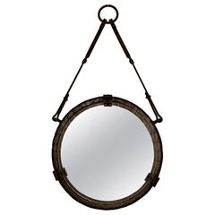 Wrought Iron Hung Mirror