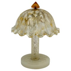 Vintage table lamp in Murano glass by La Murrina. Italy 1970s