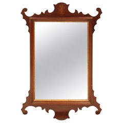George III Style Inlaid Mirror