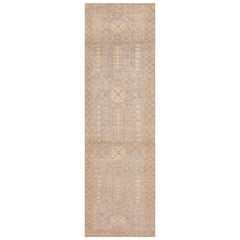 Nazmiyal Collection Khotan Pomegranate Design Modern Runner Rug 2'9" x 9'5"