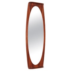 Anni 60s rectangular wall mirror