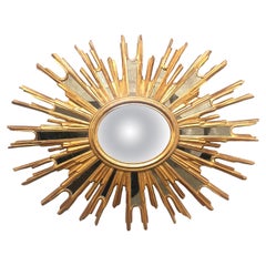 A Large Vintage Sunburst Mirror From Ateliers Armand Dutry Of Belgium 
