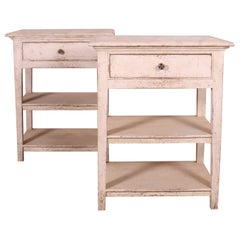 Pair of English Bedside Tables