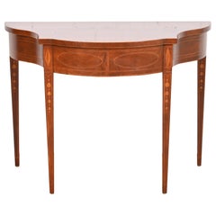 Baker Furniture Historic Charleston Federal Mahogany Console or Entry Table