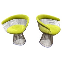 Warren Platner for Knoll Arm Chairs/ Pair