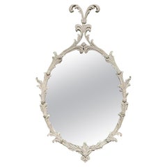 Used Sculptural Acanthus Leaf Wall Mirror