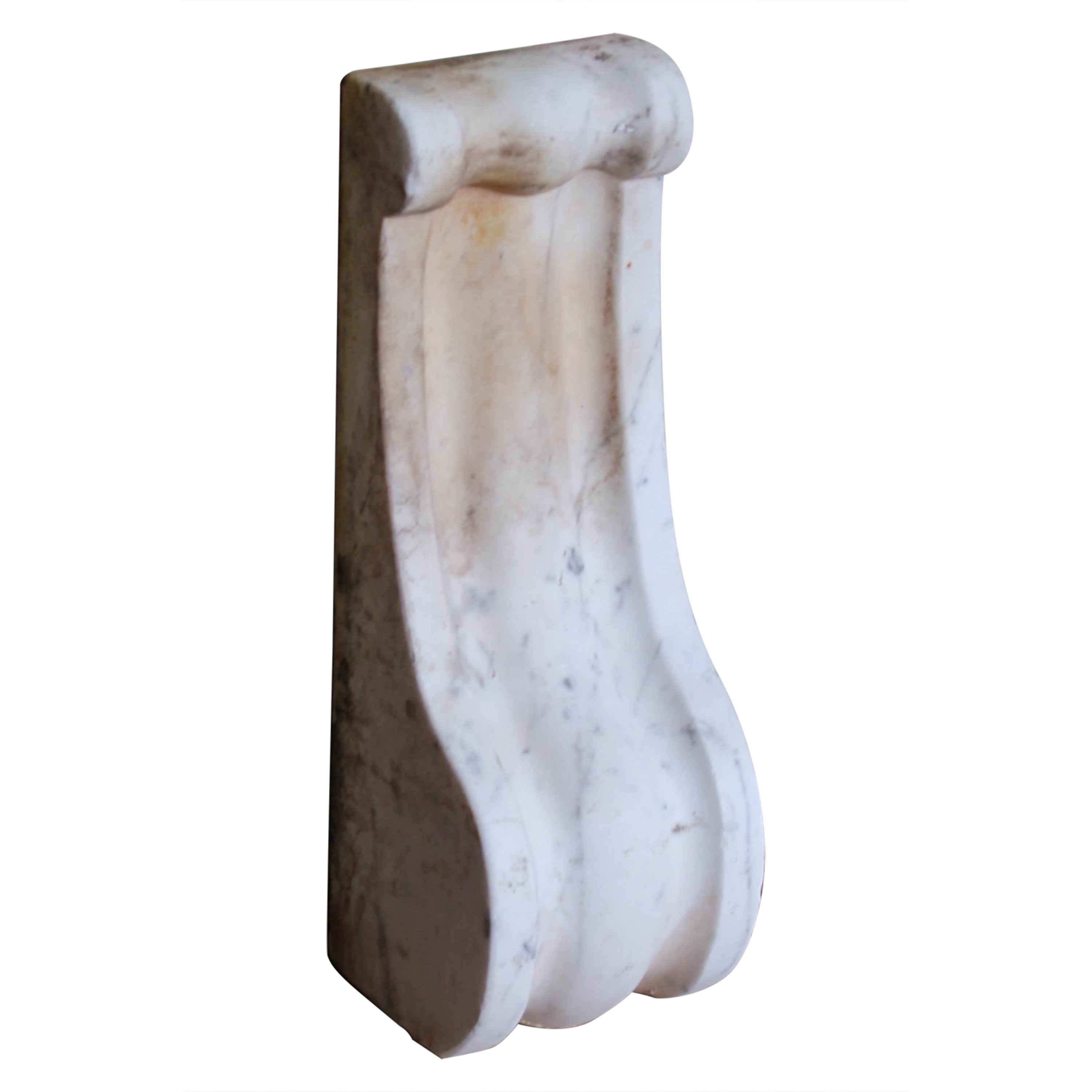 Late 19th Century Marble Fire Surround Corbel Door Stop Country House For Sale