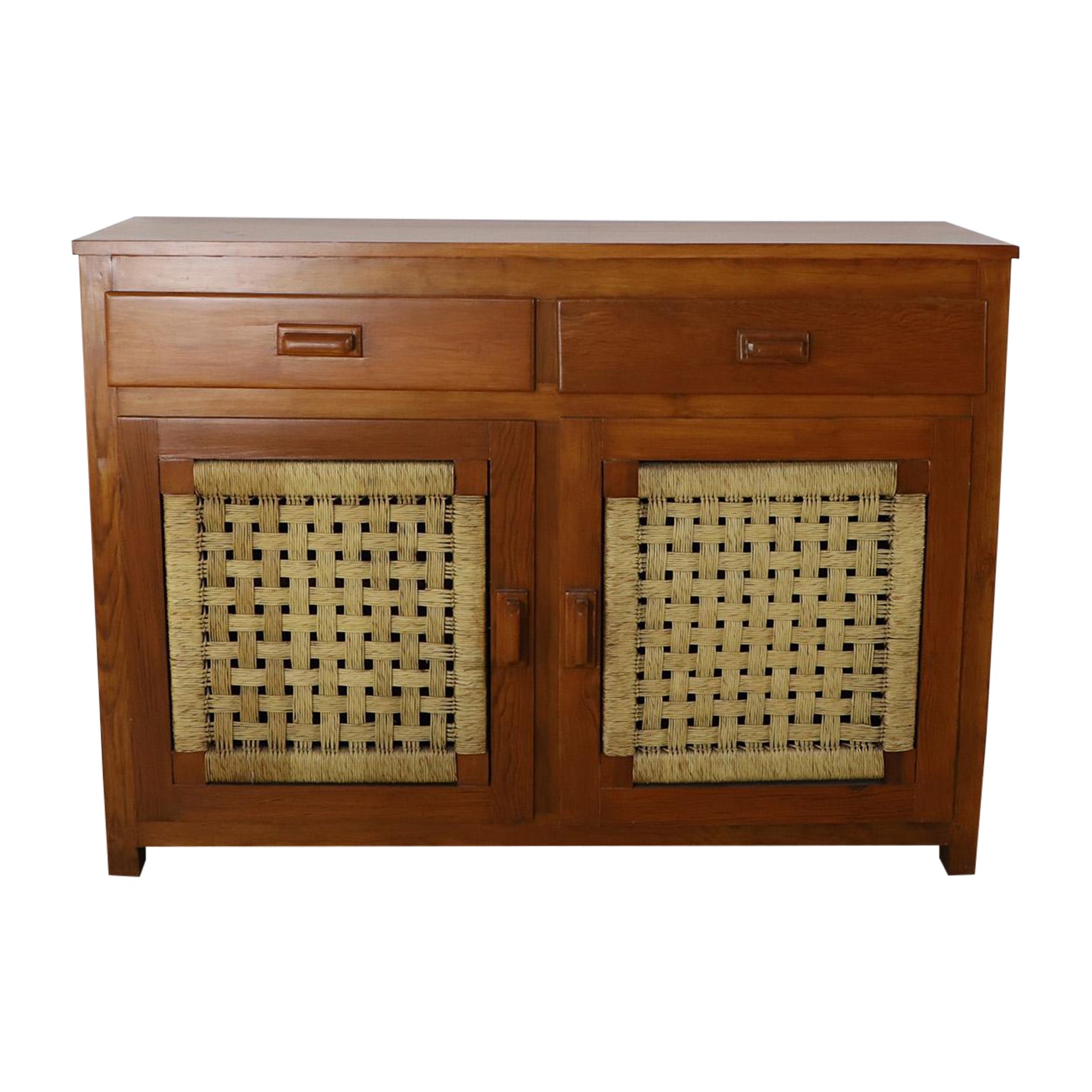 Midcentury Credenza in the Style of Clara Porset For Sale