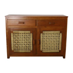 Vintage Midcentury Credenza in the Style of Clara Porset